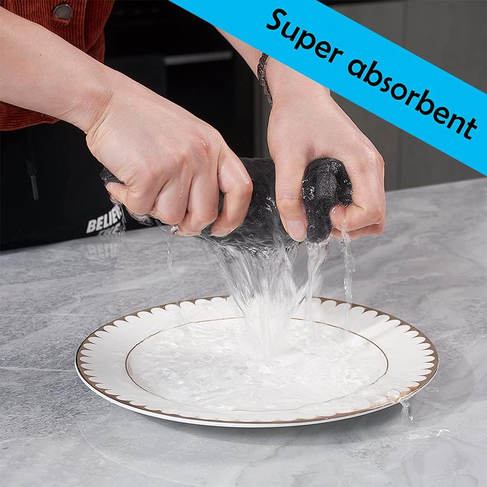 Paquete de 8 paños de cocina, paños de cocina 100% algodón, súper suaves, súper absorbentes y de secado rápido, antiolor, muy adecuados para cocina,