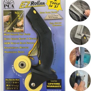 Herramienta de rodillo de pantalla profesional EZ Screen Spline Roller Tool con herramienta de cuchillo para instalar pantalla, ventanas, puerta, Herramienta de rodillo de pantalla profesional EZ Screen Spline Roller Tool con herramienta de cuchillo para instalar pantalla, ventanas, puerta,