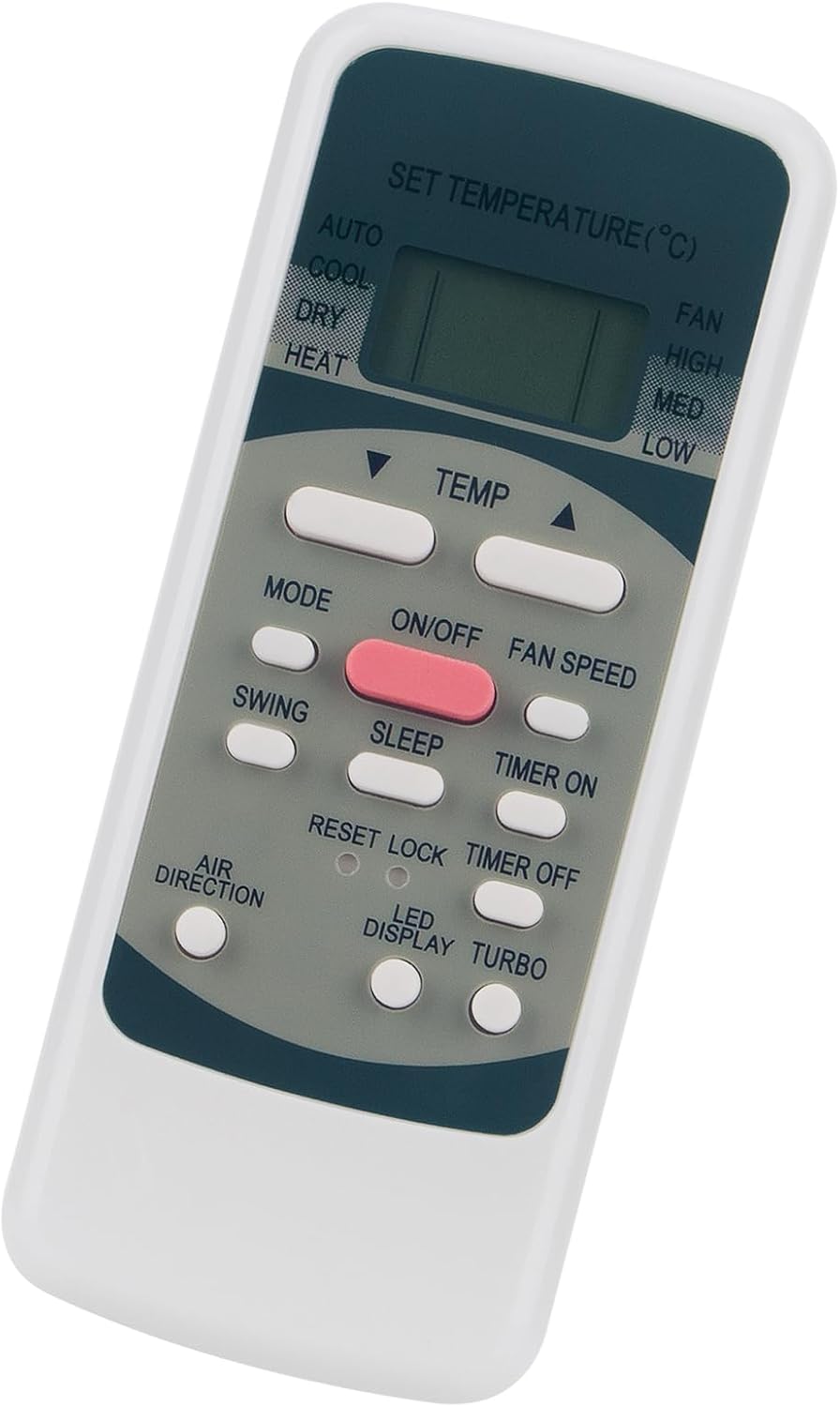 Econtrolly Control remoto reemplazado R51ME para aire acondicionado Midea R51L1BGE R51l5BGE R51l10BGE R51E R51CE R51MCE R51DE R51I4BGCE UL-R51ME