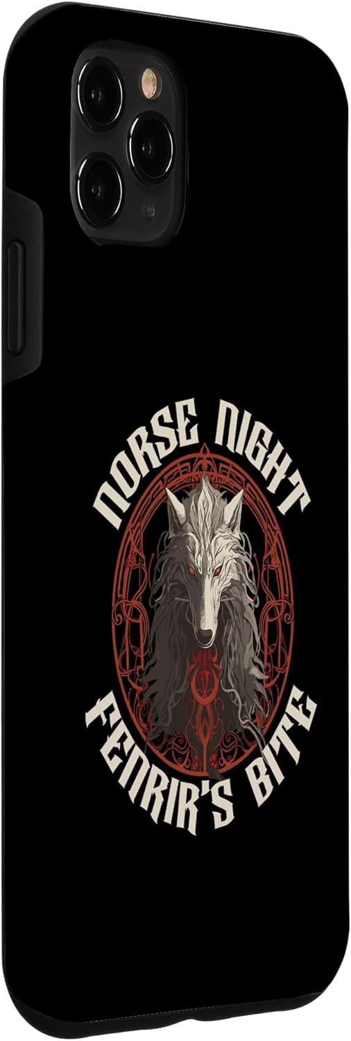 iPhone 11 Pro Max Fenrir Wolf Viking Scandinavian Pride Norsemen Odins Wolf Case