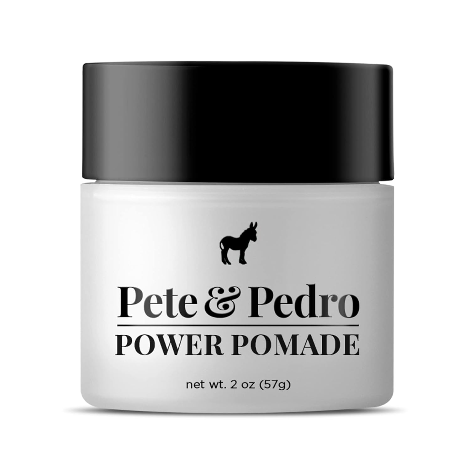 Pete & Pedro Power Pomade – Pomada fuerte para peinar el cabello para hombres, sujeción súper alta, brillo súper alto y súper alto control, como se