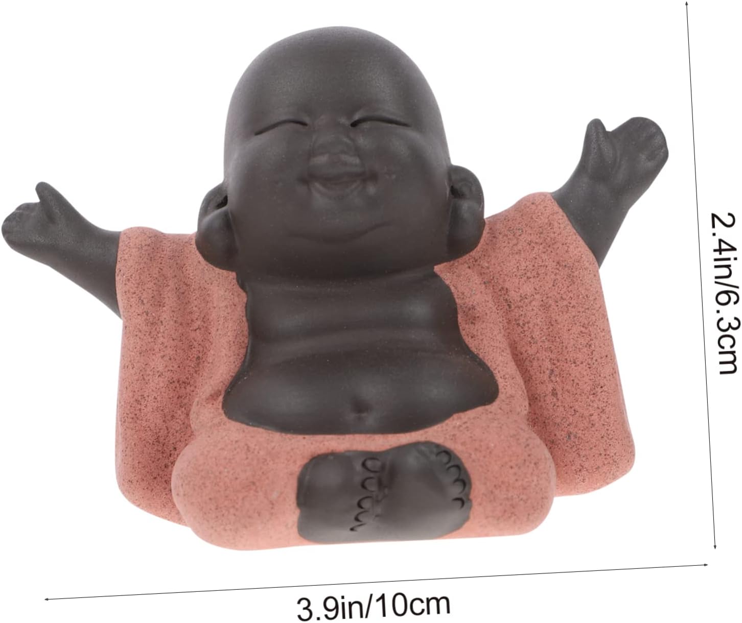 ABOOFAN 5pcs Outdoor Buddha Statue decoraciones para salas de casa car Dashboard Porcelain Buddha Statue Buddha Figurine Good Luck Buddha Tea pet