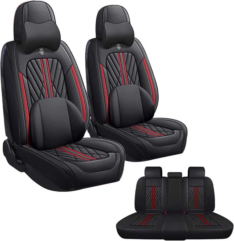 GKreeyen Funda de asiento de automóvil para Mazda CX-5 2013-2023, 5 asientos, de piel napa, impermeable, antideslizante, compatible con bolsa de