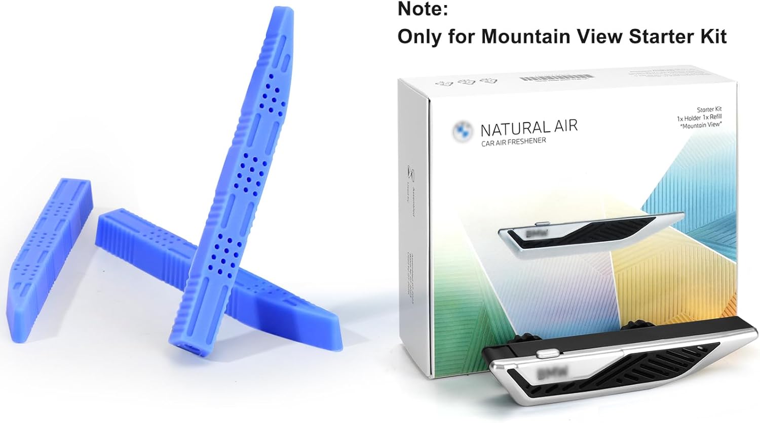 Repuesto de repuesto para ambientador natural 2023 compatible con BMW Mountain View Starter Kit (océano relajante)