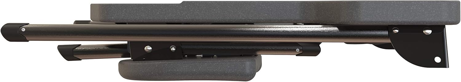Caldwell Mesa estable Lite con mesa resistente a la intemperie, asiento ambidiestro y diseño totalmente plegable para un fácil transporte y tiro al