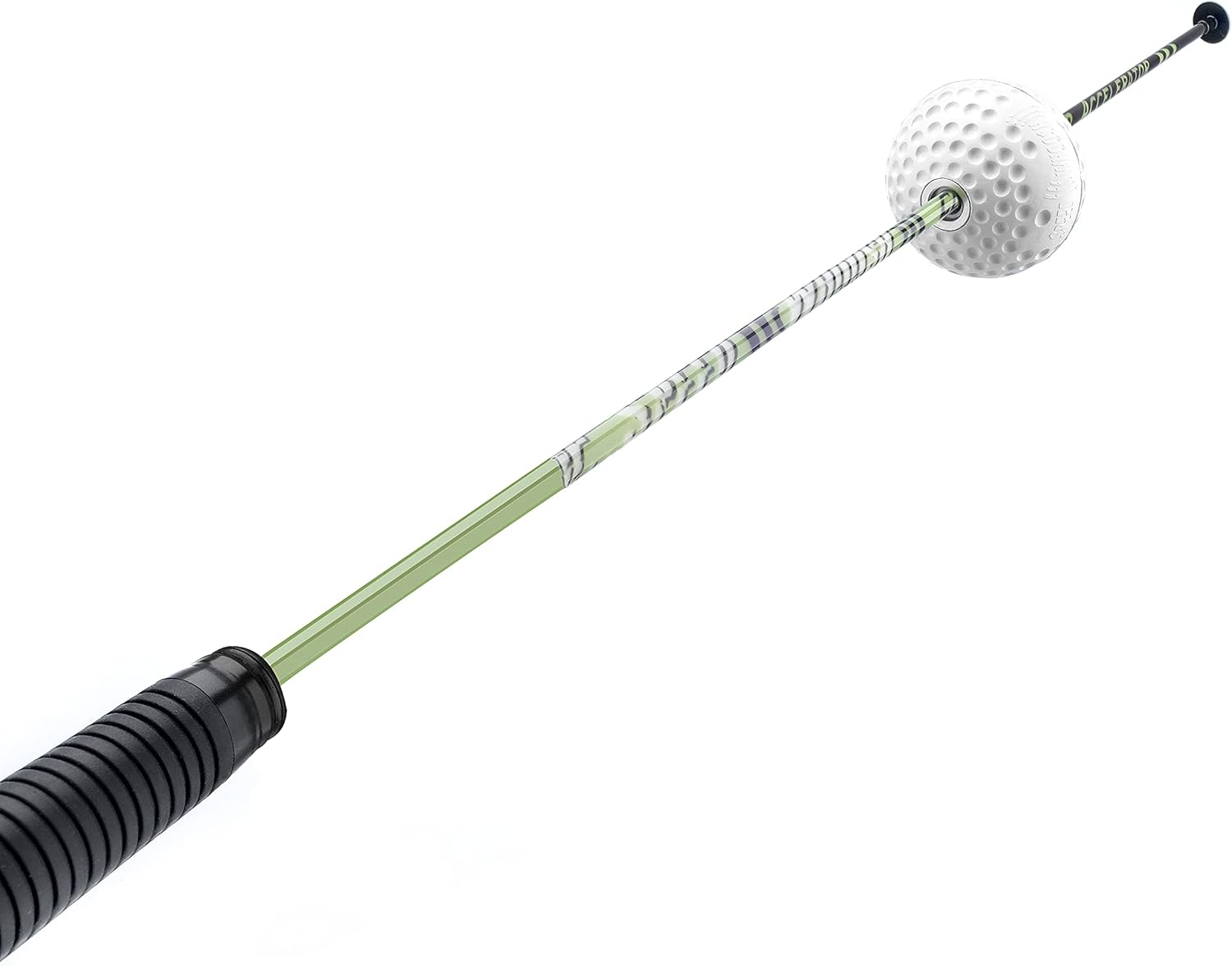 Momentus Speed Whoosh Golf Swing Trainer – Golf Swing Speed Trainer with Magnetic Sliding Timing Ball – Premium Swing Trainer Aid to Increase Golf