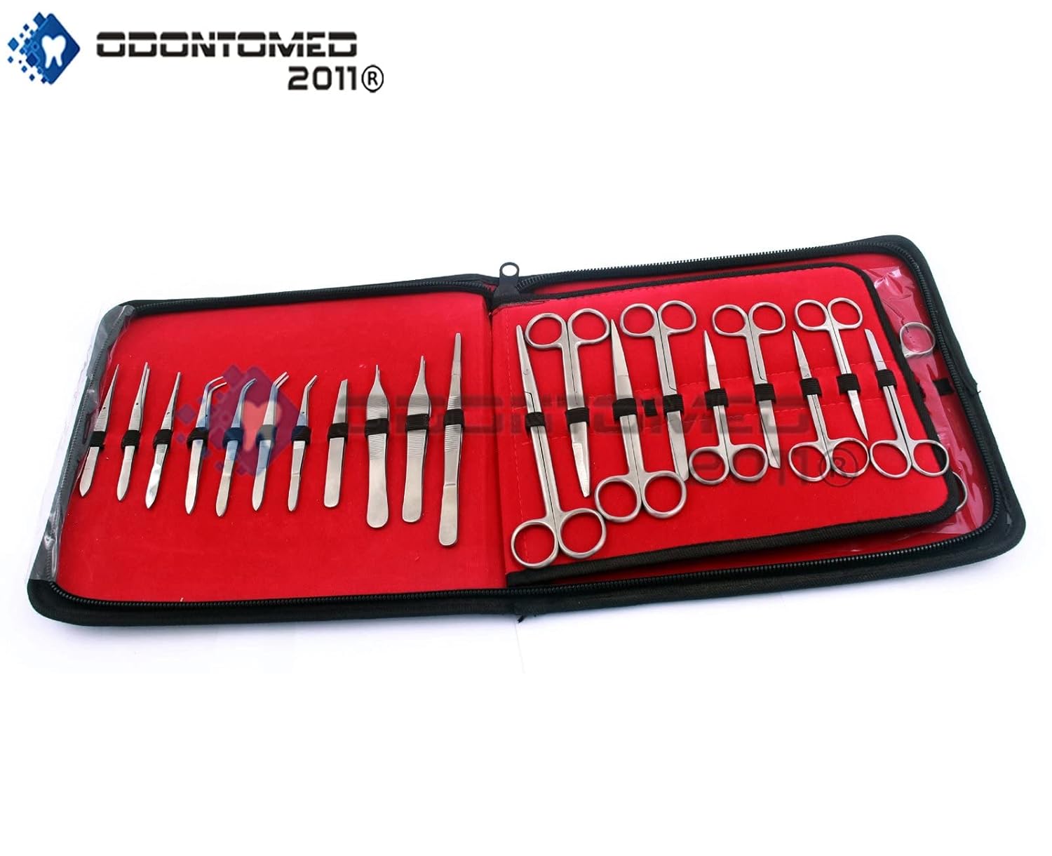 OdontoMed2011 98 Piezas Kit de Instrumentos Acero Inoxidable (Todo en Uno) ODM