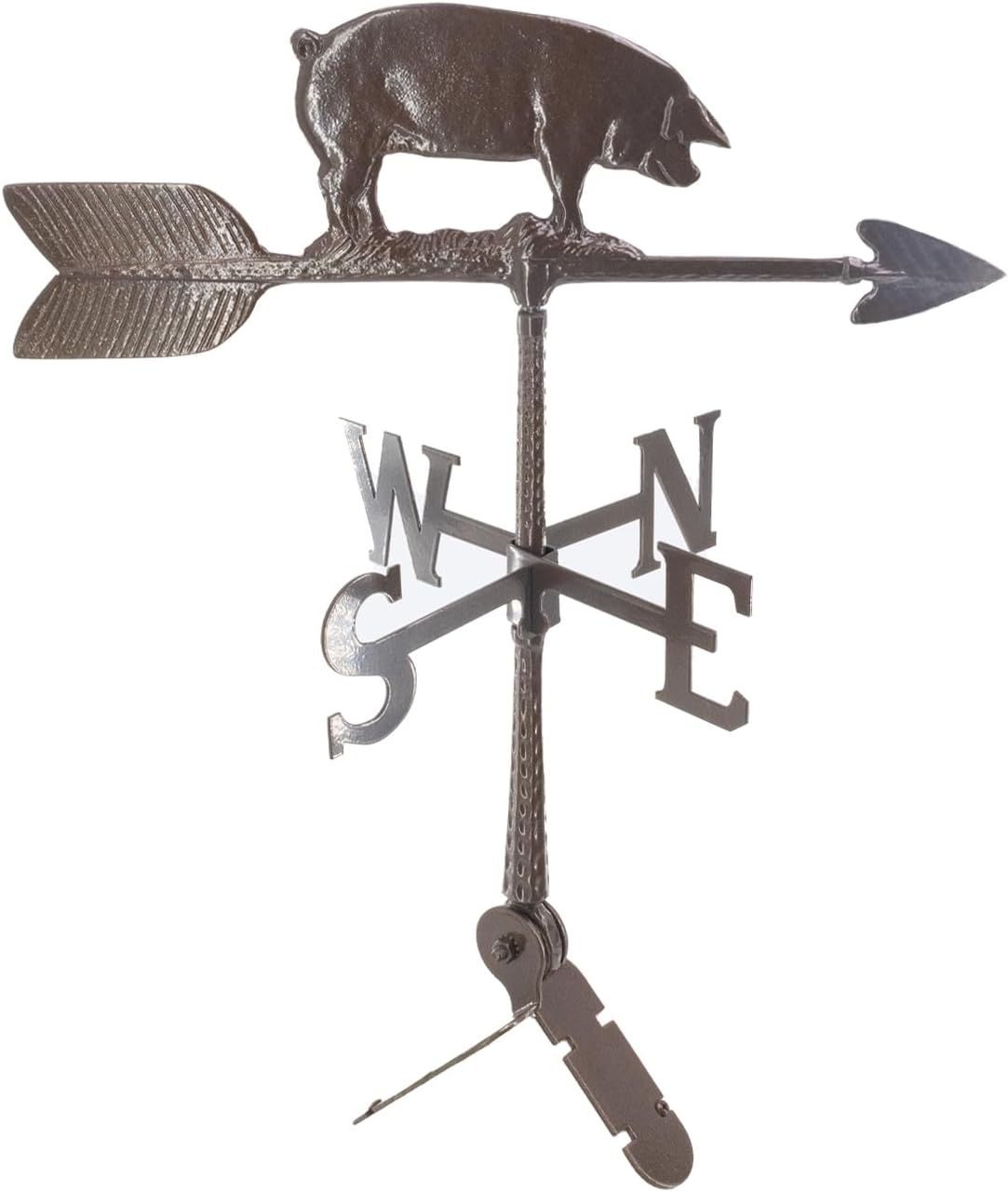 Veleta de aluminio de 24  – Veleta al aire libre con adorno – Decoración de techo de metal – Montaje incluido (4 a elegir) – Veleta de aluminio