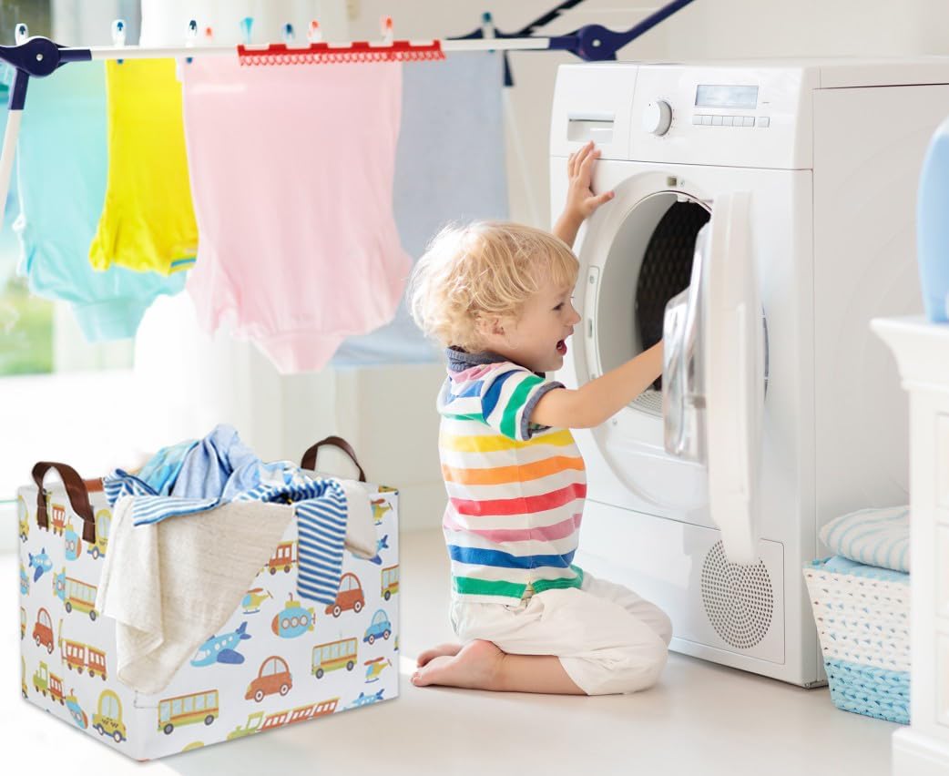 HIYAGON Cesta de almacenamiento para niños y bebés, cesta de regalo, cesta de almacenamiento vacía linda, cajas organizadoras, cestas de juguetes