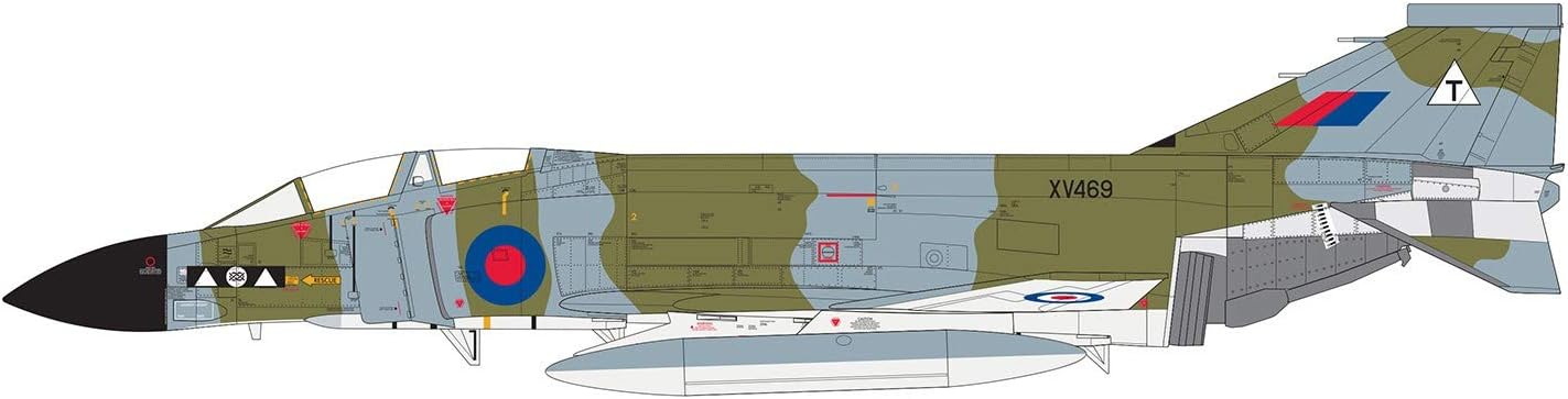 Airfix Mcdonnell Douglas Phantom FGR.2 172 – Kit de modelo de plástico para aviones militares A06017, pequeño