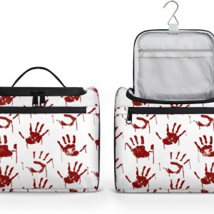 Interesting Halloween Toiletry Bag for Women Travel Makeup Organizer with Hanging Hook Traveling Cosmetic Bags for Toiletries Accessories Interesting Halloween Toiletry Bag for Women Travel Makeup Organizer with Hanging Hook Traveling Cosmetic Bags for Toiletries Accessories