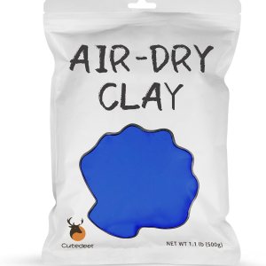 Arcilla Air Dry  Azul, arcilla de modelado de espuma suave de 1.1 libras, arcilla mágica creativa para moldear bricolaje para niños y adultos, Arcilla Air Dry  Azul, arcilla de modelado de espuma suave de 1.1 libras, arcilla mágica creativa para moldear bricolaje para niños y adultos,
