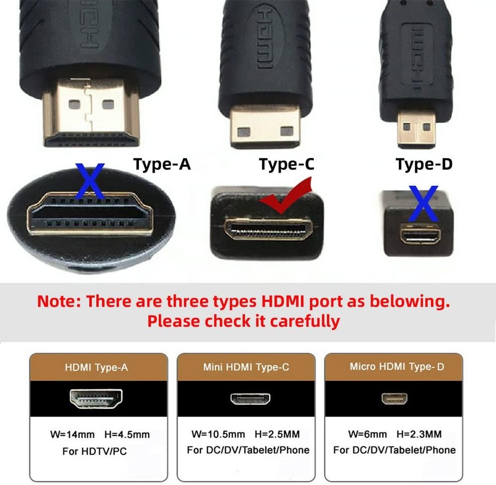 xiwai 4K Port Savers Micro HDMI 1.4 Macho Tipo-D a HDMI Hembra Abajo Opuesto U Forma Atrás Ángulo Adaptador de Extensión de 360 Grados