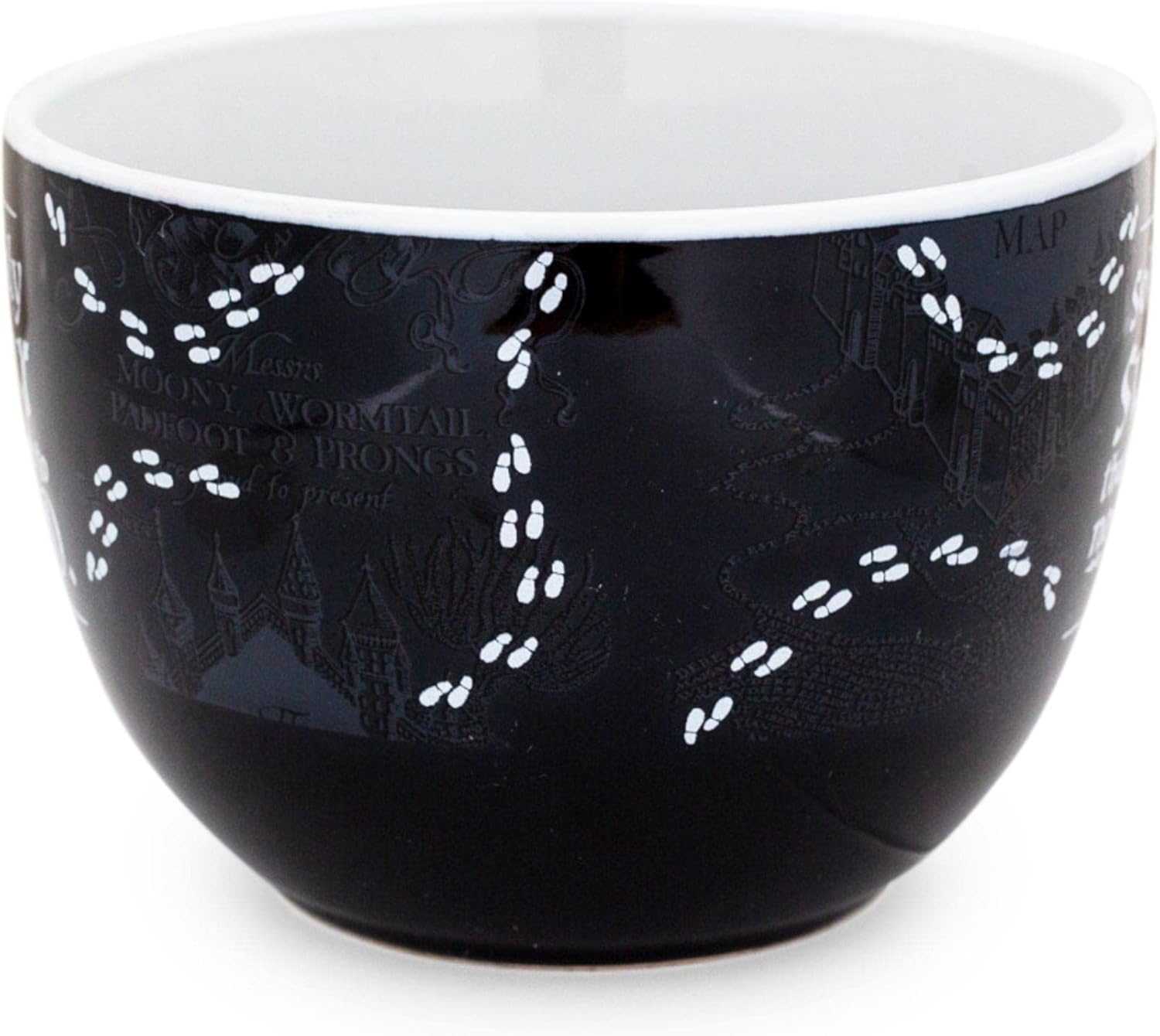Silver Buffalo Harry Potter Marauder’s Map – Taza de cerámica para sopa  24 onzas