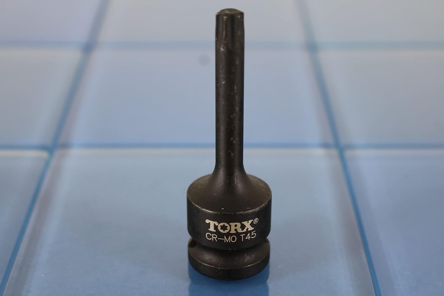TEMO T45 3 pulgadas de largo Torx Star 6 puntos Negro Impact Bit Socket Herramienta de reparación automática 12 pulgada Square Drive