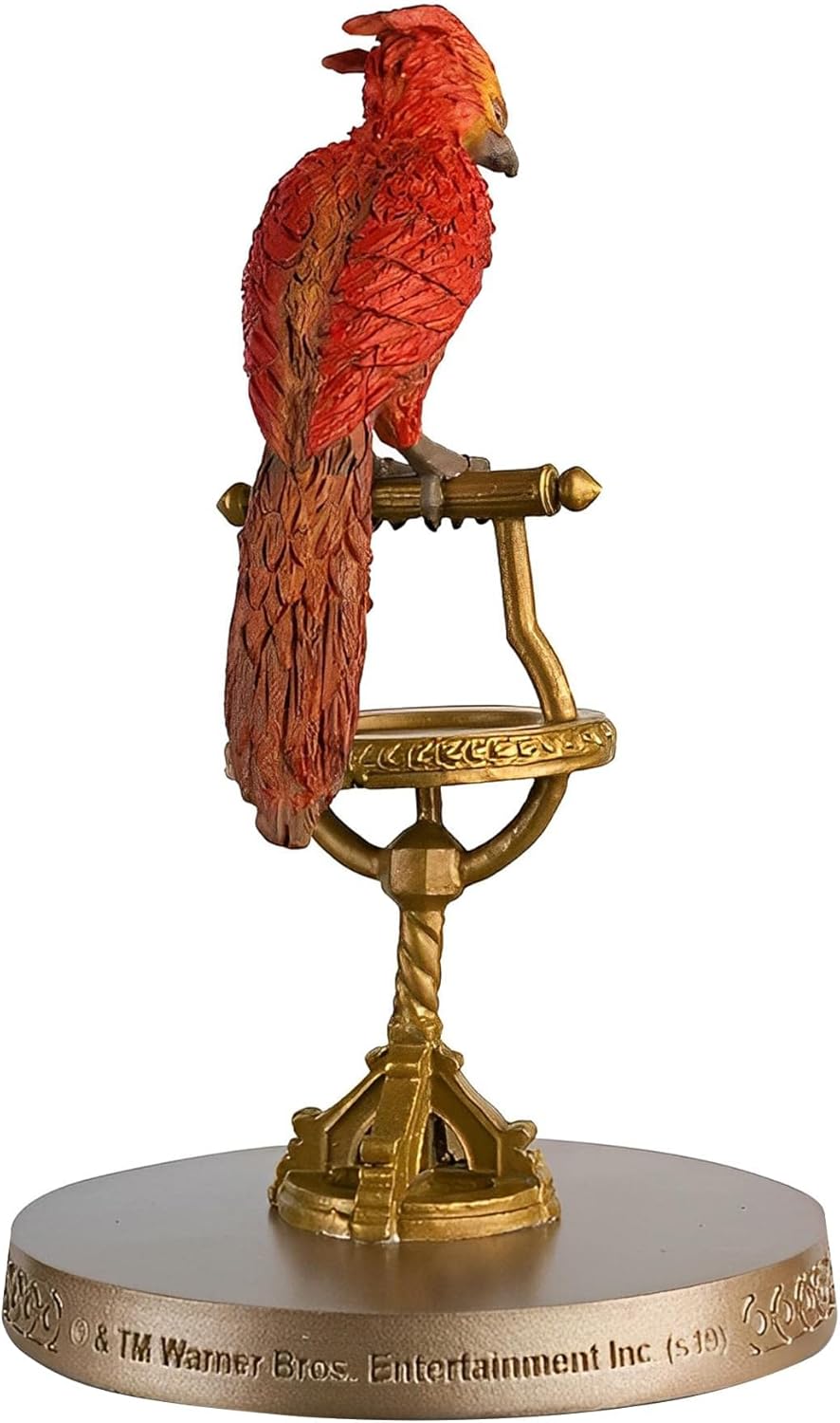 EAGLEMOSS COLLECTION Harry Potter Wizarding World Figura a escala 116  009 Fawkes (con accesorios de estudio)