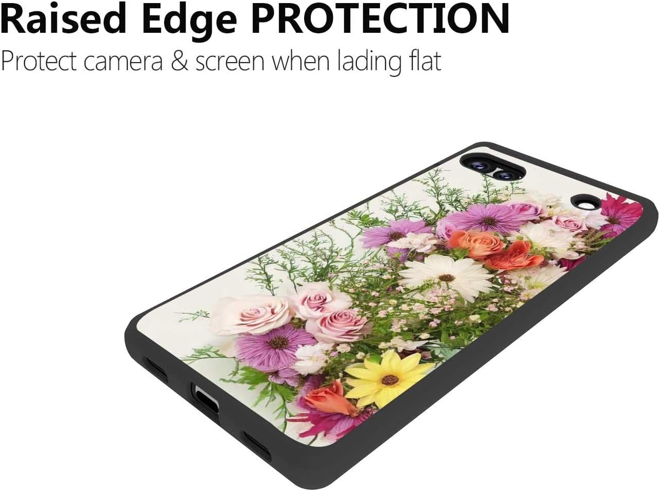 Funda protectora compatible con Google Pixel 6A, hermoso ramo floral botánico gráfico para Google Case hombres y mujeres, funda protectora elegante