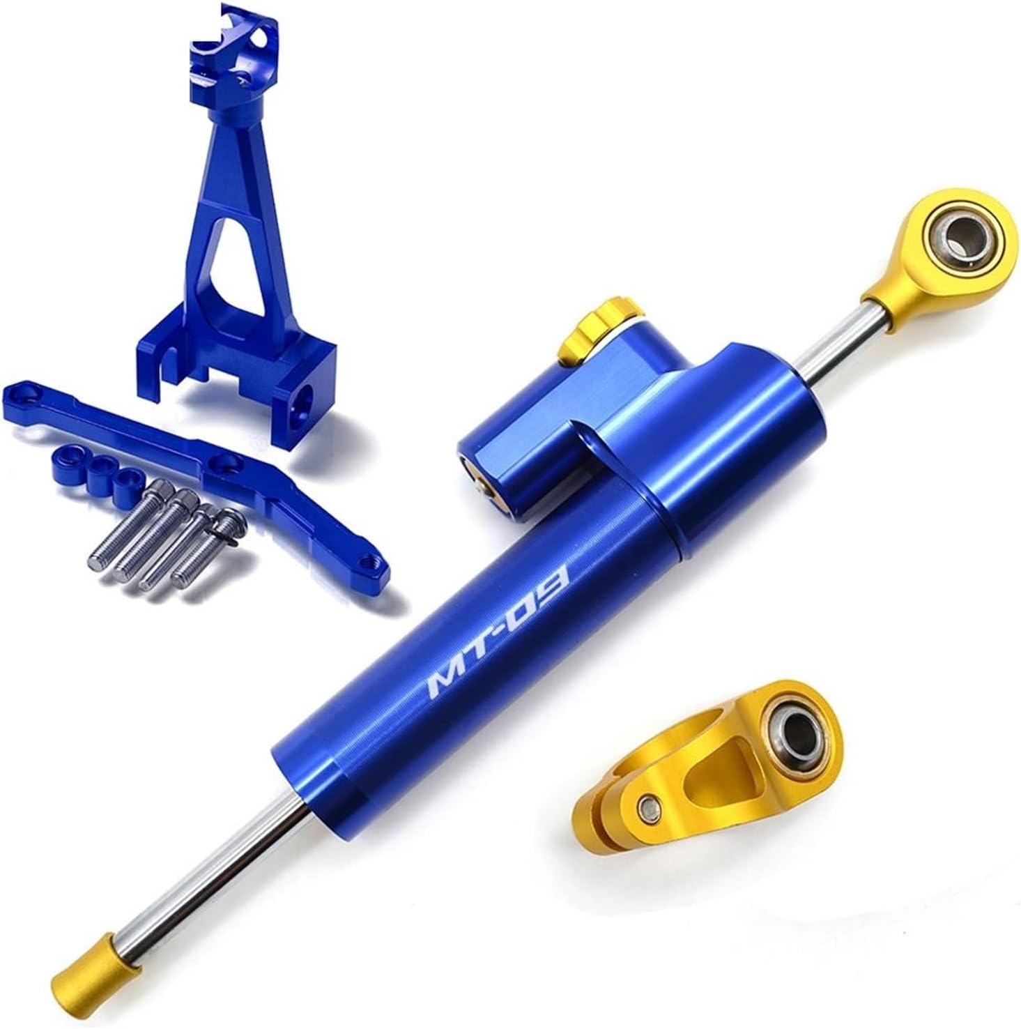 Amortiguador de motocicleta estabilizar la dirección del amortiguador de montaje del soporte de la motocicleta apto para Yamaha MT09 FZ09 2013-2020