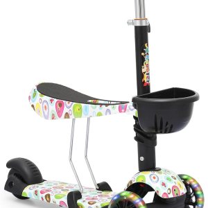 MADOG Toddler 3-Wheel Mini Scooters for Kids 3-5, 2-in-1 Height Adjustable Boys and Girls Scooter with Light Up Wheels MADOG Toddler 3-Wheel Mini Scooters for Kids 3-5, 2-in-1 Height Adjustable Boys and Girls Scooter with Light Up Wheels