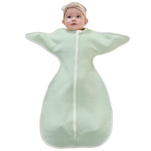 ZIGJOY Shark-Fin – Manta de transición  Saco de dormir acolchado de 1.0 tog para bebé, acogedor saco de transición con mangas para dormir mejor, ZIGJOY Shark-Fin – Manta de transición  Saco de dormir acolchado de 1.0 tog para bebé, acogedor saco de transición con mangas para dormir mejor,