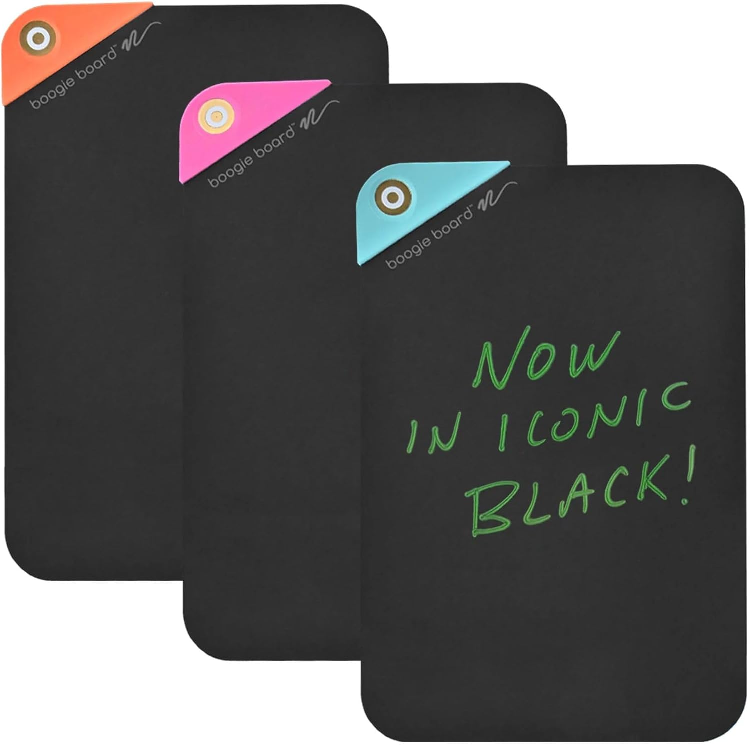Boogie Board VersaNotes – Paquete de expansión reutilizable, borrado en seco y notas adhesivas, paquete de 3 alternativas para el hogar y la