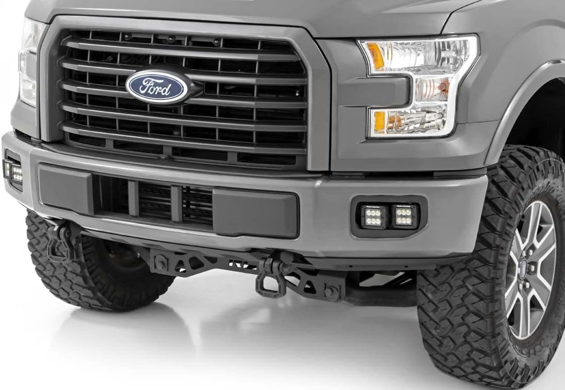 Rough Country Kit de luces antiniebla LED SpotFlood para Ford F-150-70865 2015-2017