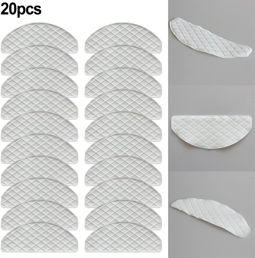 Juego de 20 unidades  apto para aspiradora Imou L11-A L11, almohadilla de microfibra de tela de microfibra para lavado en seco y húmedo, trapos para