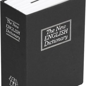Joyero, caja de seguridad duradera y cómoda con forma de libro para guardar monedas, tarjetas bancarias, tarjeta de identificación para Joyero, caja de seguridad duradera y cómoda con forma de libro para guardar monedas, tarjetas bancarias, tarjeta de identificación para