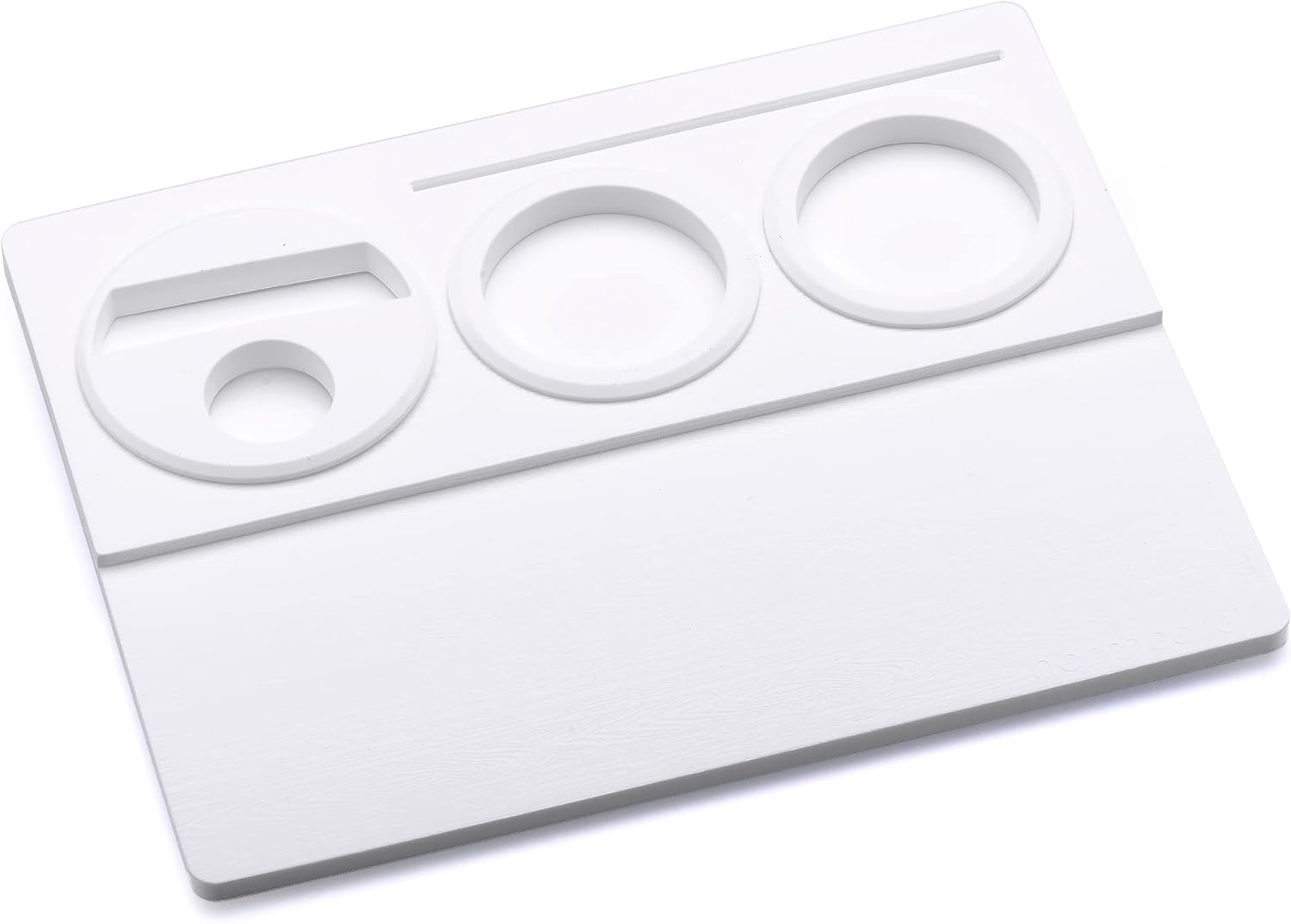 Normcore Tamping Mat – Estación de tampón de espresso blanco – Alfombrilla de café – Patente pendiente – Alfombrilla portafiltro para baristas –