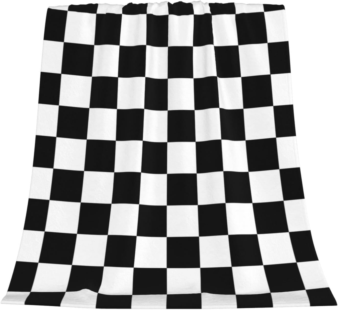 Manta a cuadros para mujer, suave manta de forro polar de verano de 50 x 40 pulgadas, manta ligera de viaje para cama, sofá, bonita decoración del