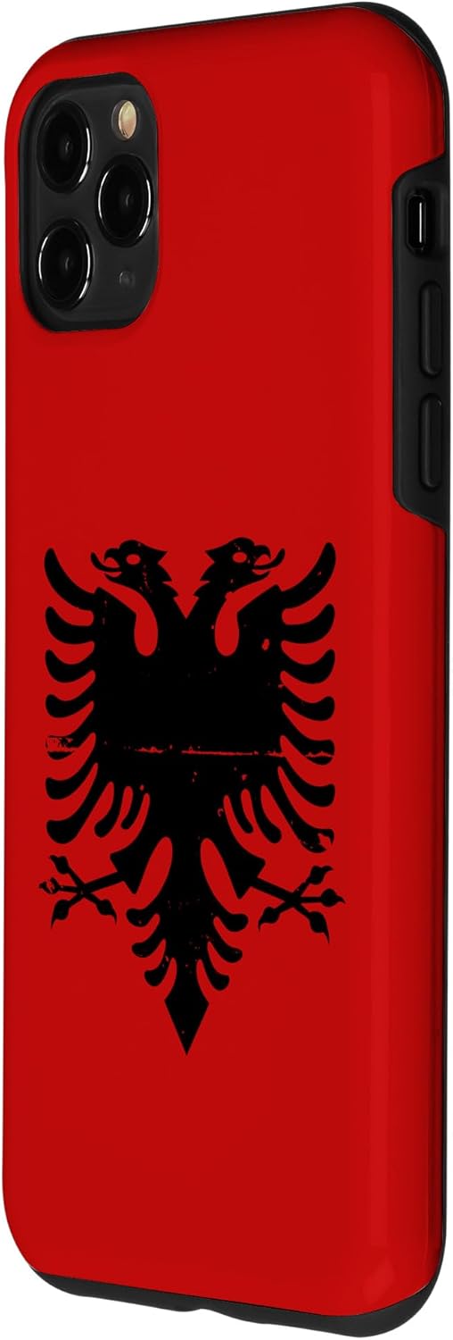 Funda albanesa para iPhone 11 Pro Max Albania Eagle Pride