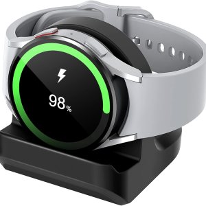 Soporte para Samsung Galaxy Watch 6Watch 6 ClassicWatch 5Watch 5 Pro, cargador de silicona antideslizante, accesorios de soporte de carga de soporte Soporte para Samsung Galaxy Watch 6Watch 6 ClassicWatch 5Watch 5 Pro, cargador de silicona antideslizante, accesorios de soporte de carga de soporte