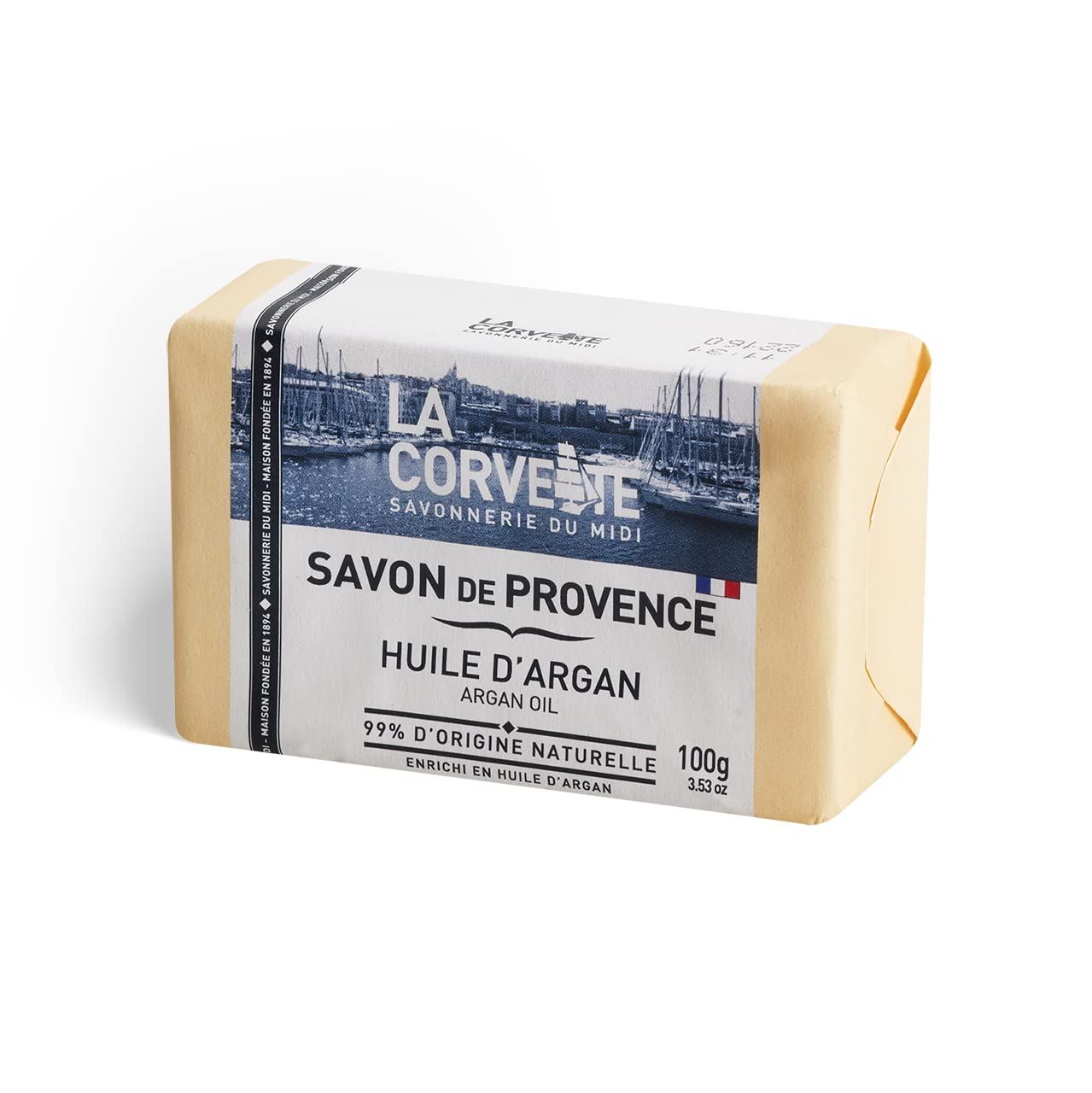 La Corvette Jabón Provenza ACEITE DE ARGÁN, 3.53 oz