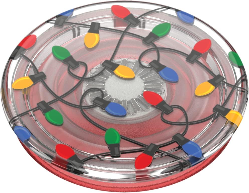 PopSockets Agarre para teléfono con soporte expandible, Holiday PopGrip – Corgi Christmas