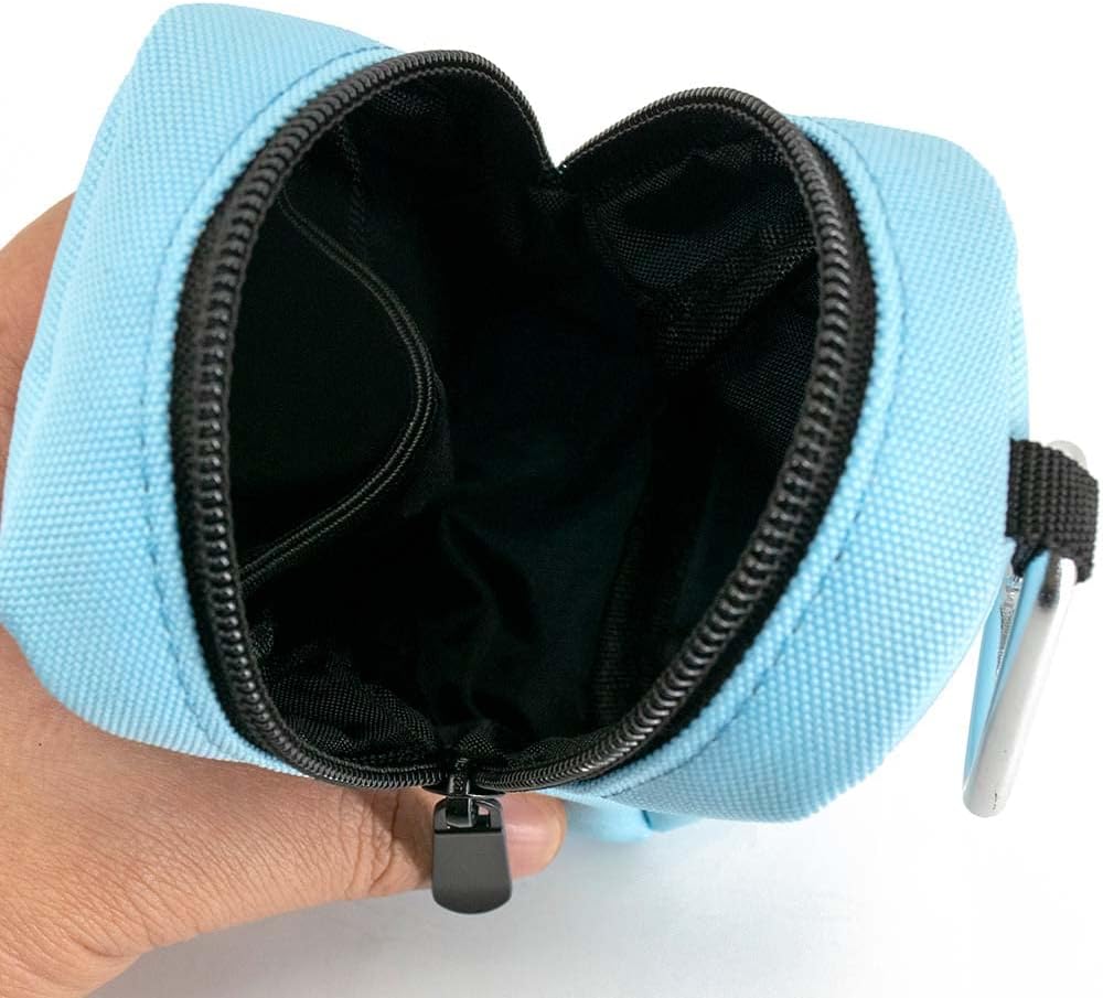 Bolsa de golosinas para perros para entrenamiento, bolsa portátil para pasear perros con dispensador de bolsas para excrementos, bolsas de tamaño de