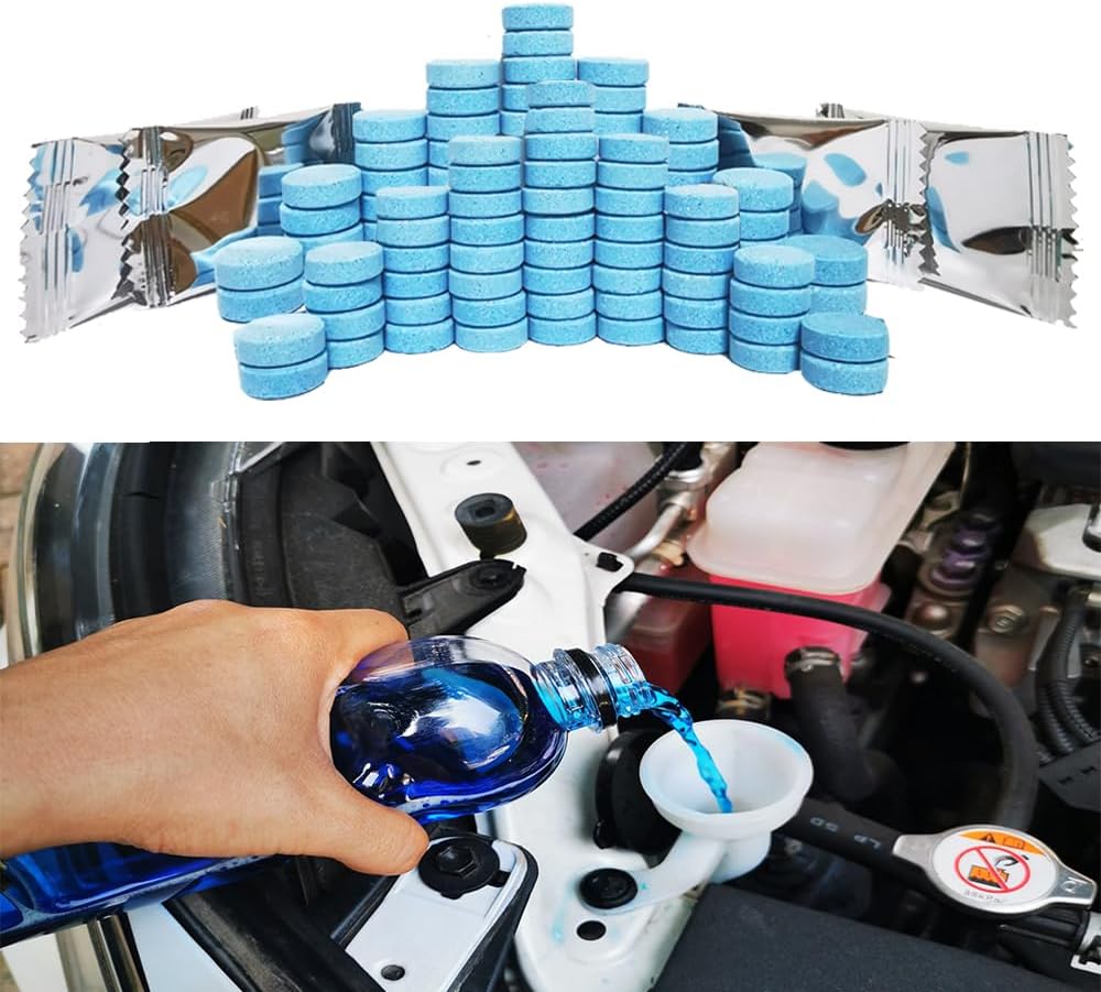 300 tabletas de líquido concentrado para limpiaparabrisas de automóvil, 1 paquete hace 315 galones, 1 pieza hace 1.05 galones (invierno uso con