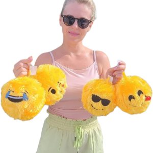 Bolas inflables para niños, bolas de emoji esponjosas de 6 pulgadas (paquete de 4) Bolas inflables para niños, bolas de emoji esponjosas de 6 pulgadas (paquete de 4)