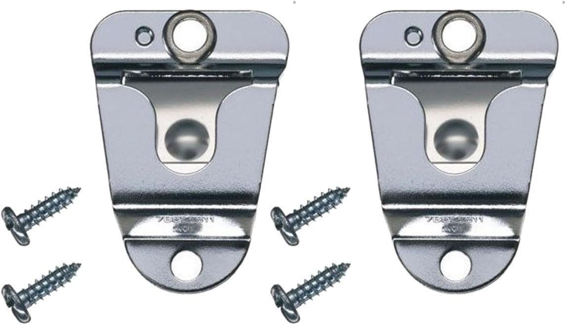 Paquete de 2 clips de calidad para colgar micrófono, clip de clip atornillado compatible con CB Motorola Radio HLN9073B CDM1250 CDM750 GM300 M1225