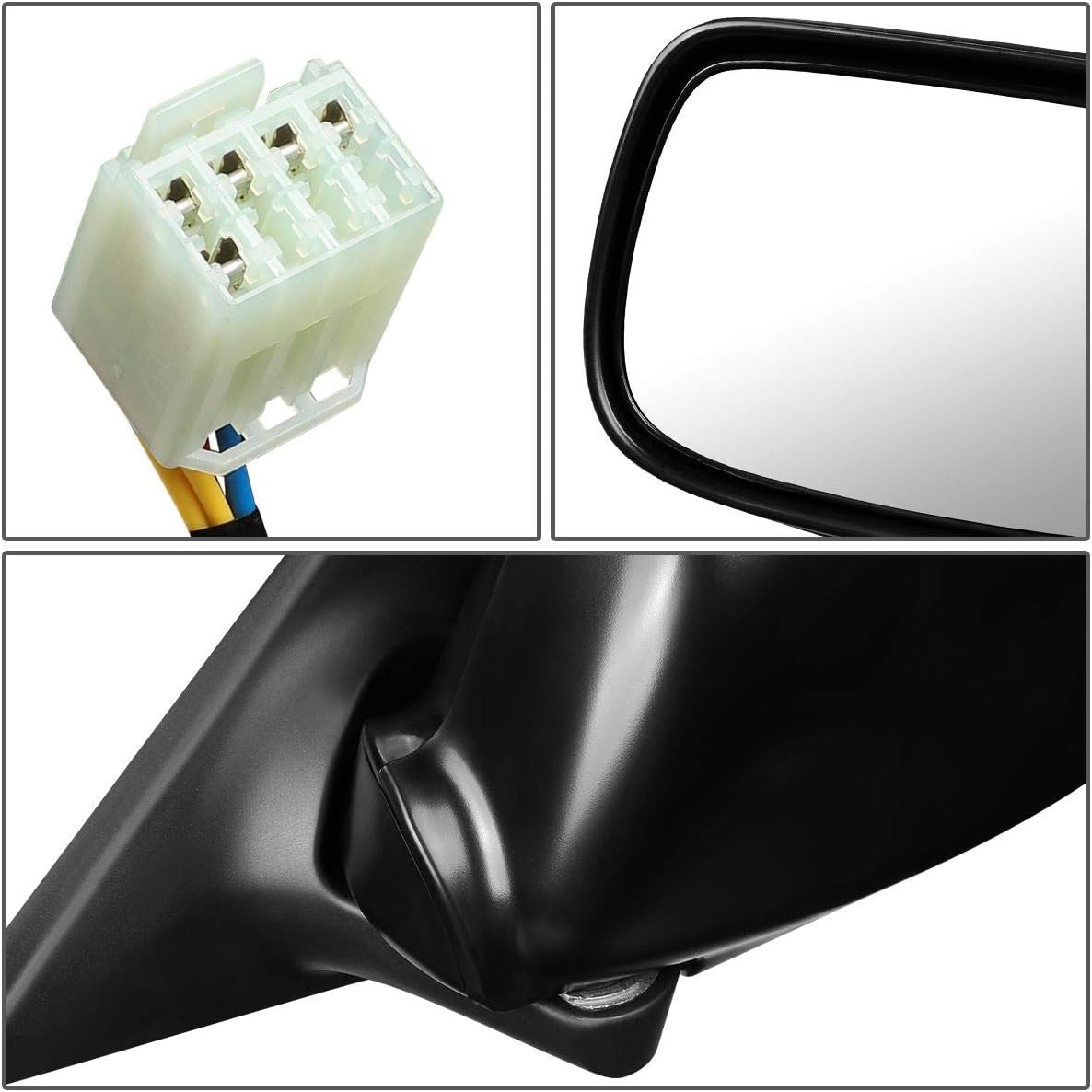 DNA Motoring OEM-MR-SU1320111 Espejo de puerta lateral izquierdo con calefacción estilo de fábrica compatible con 03-05 Subaru Forester XS XT