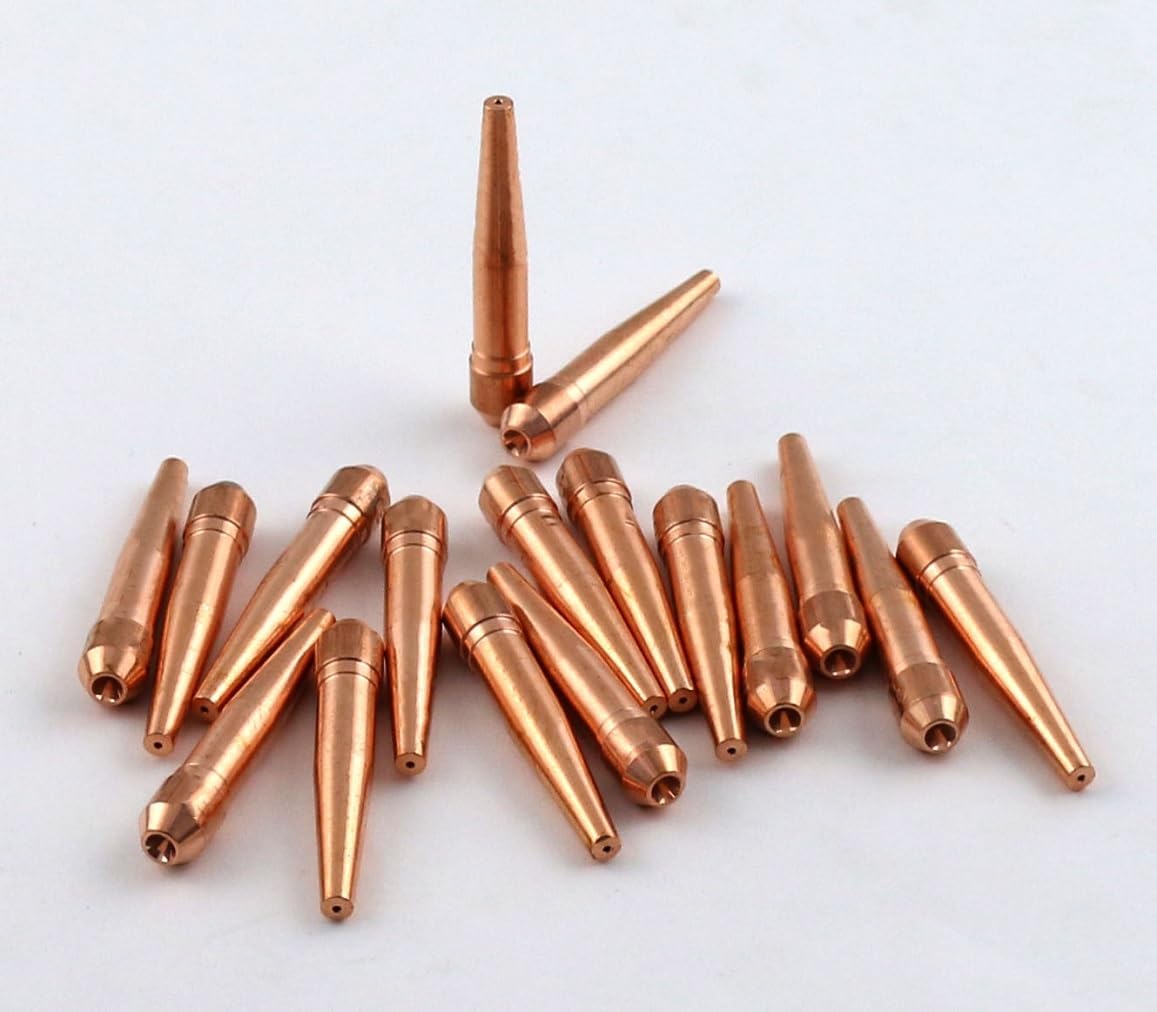 WeldingCity Paquete de 10 puntas de contacto cónicas TT-045 (0.045 pulgadas) compatibles con consumibles para pistola de soldadura Bernard