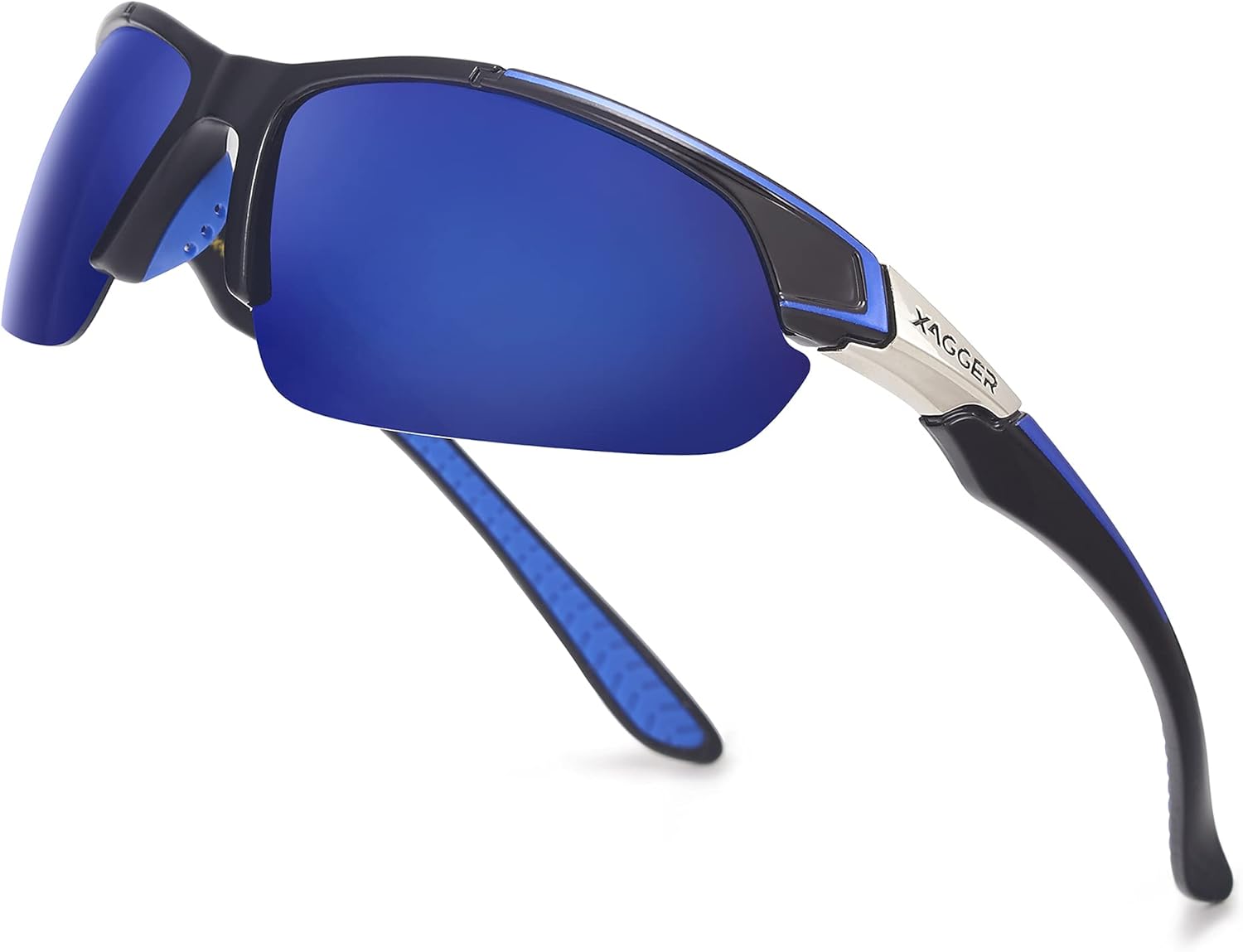 Xagger Gafas de sol deportivas polarizadas para hombres y mujeres UV400 envolventes para béisbol y sóftbol