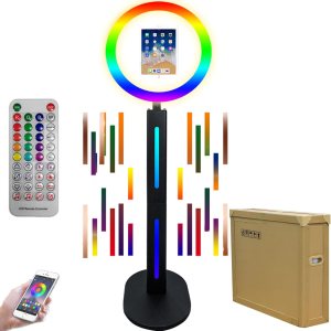 ROOMEDAL Cabina de fotos para iPad para selfie, compatible con iPad de 10.2 pulgadas, 10.9 pulgadas, 11 pulgadas, 12.9 pulgadas, control de ROOMEDAL Cabina de fotos para iPad para selfie, compatible con iPad de 10.2 pulgadas, 10.9 pulgadas, 11 pulgadas, 12.9 pulgadas, control de