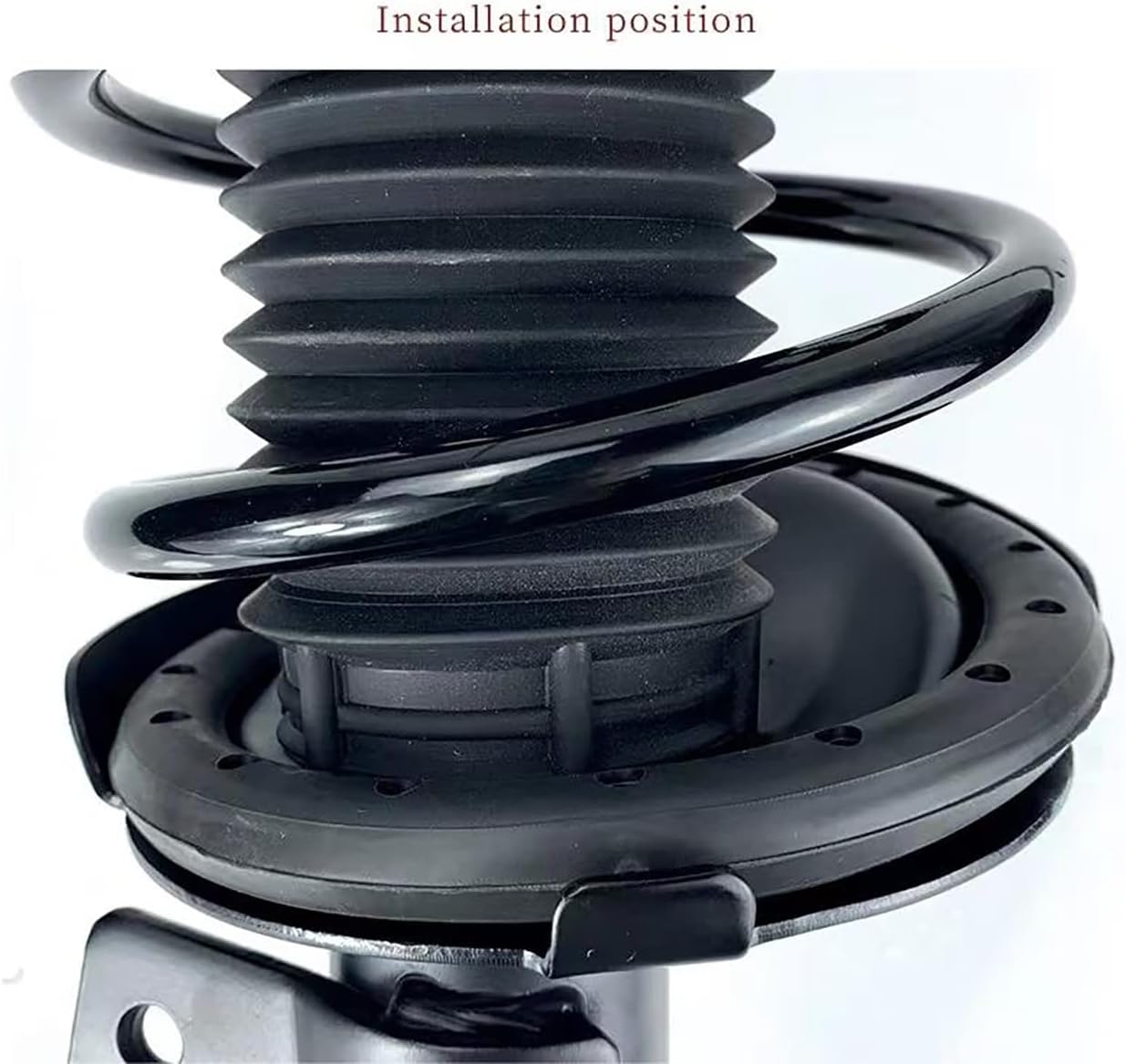 Silenciador universal de muelle helicoidal, funda de goma, suspensión delantera trasera, inferior, reductor de ruido, protector para automóvil, SUV,