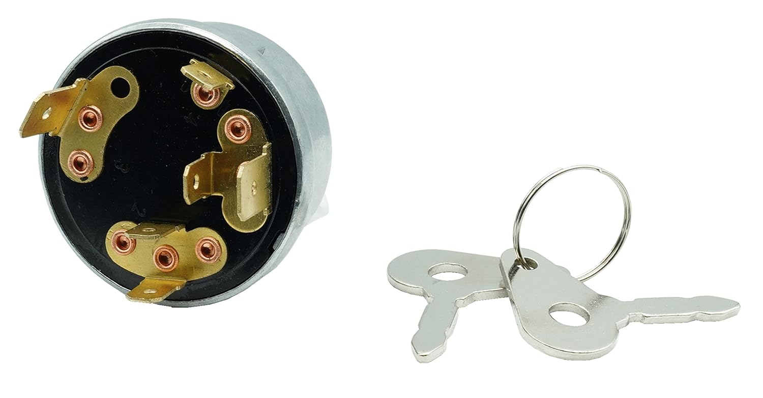Interruptor de encendido de repuesto 3107556R92, K203992 apto para Lucas, David Brown, retroexcavadora, automóvil Massey Ferguson John Deere,