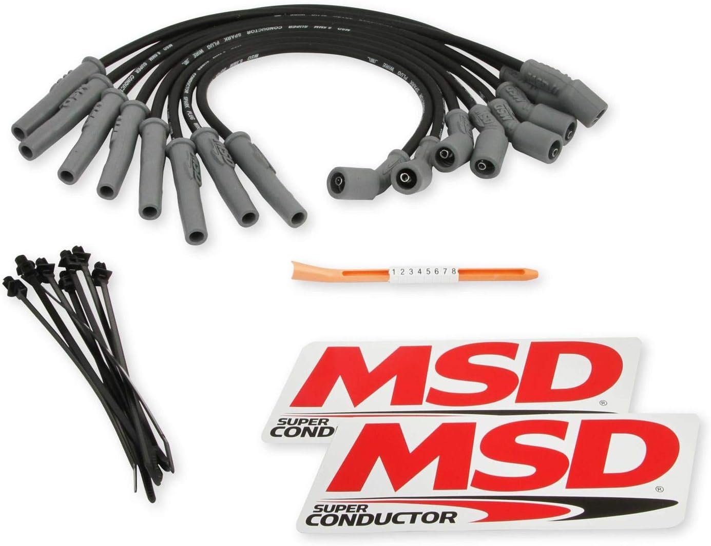 Msd Juego de cables, negro, Ford Raptor 2010-14 6.2L