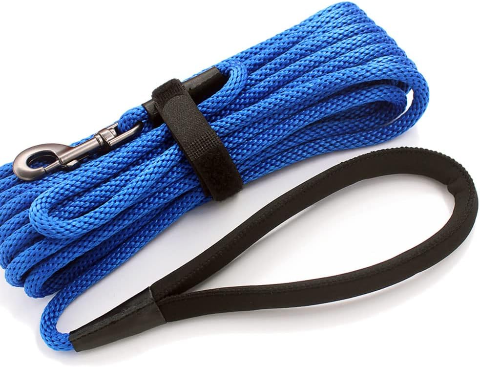 Correa larga para perro, correa de control de obediencia, entrenamiento de agilidad para cachorros, cable de control de plomo de 15 pies, 30 pies,