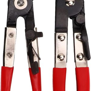 Alicates de abrazadera de manguera, herramienta de extracción e instalación, 2 alicates de abrazadera de manguera de banda plana, alicates de clip Alicates de abrazadera de manguera, herramienta de extracción e instalación, 2 alicates de abrazadera de manguera de banda plana, alicates de clip