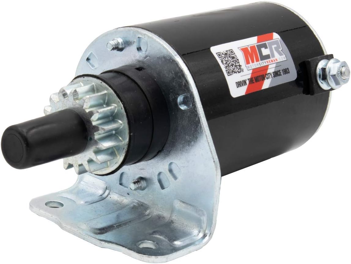 MCR – Nuevo arrancador compatible con Briggs 691564 639469 808016 Deere Toro 12V 15 dientes –