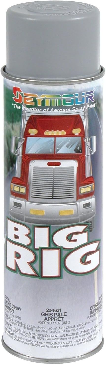 Seymour 20-1631 Big Rig Professional Coatings Pintura en aerosol, imprimación gris claro