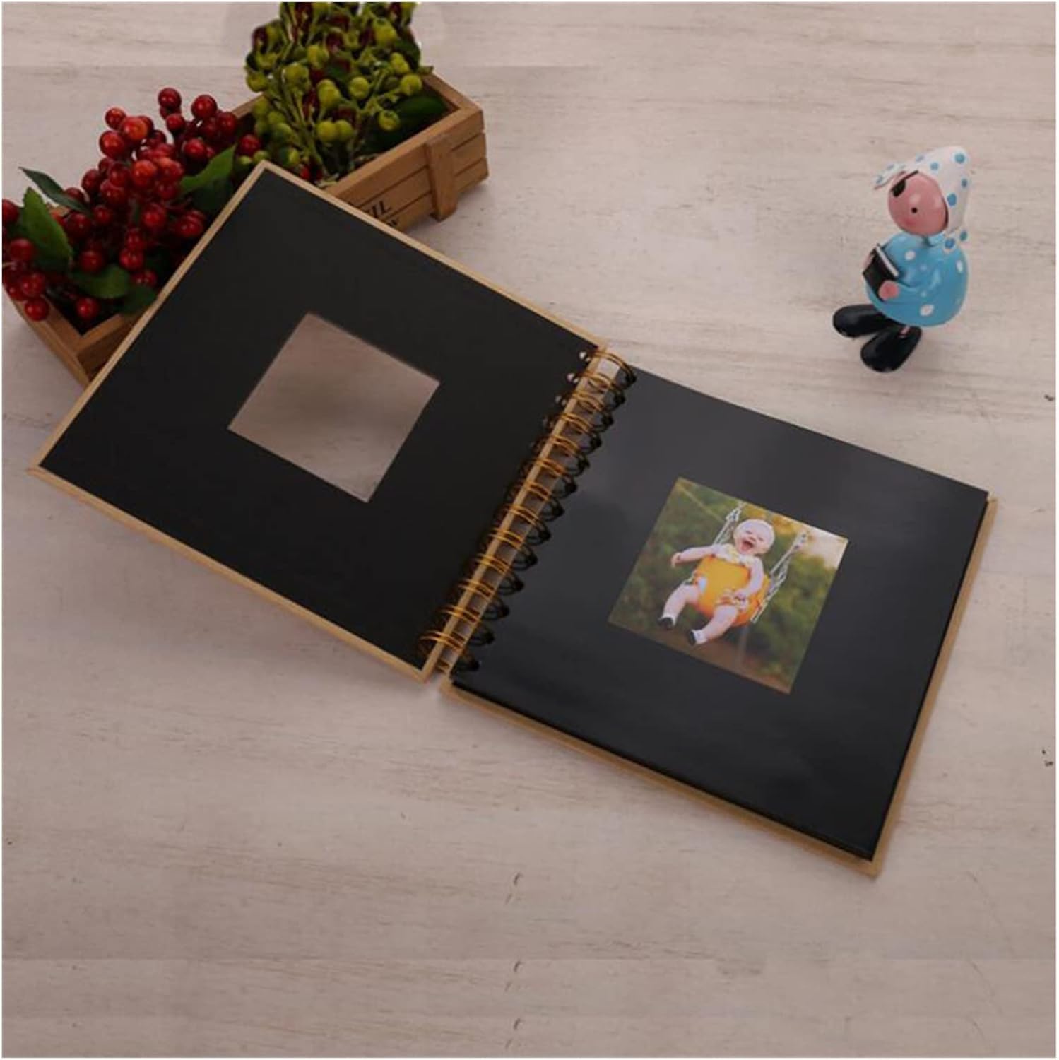 Cuaderno de viaje de aniversario, álbum de fotos de papel, álbum de fotos de fotografía para bebé, álbum de fotos, álbum de fotos, álbum de fotos,